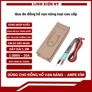  Que Đo Đồng Hồ Vạn Năng Dây Đo Đồng Hồ Vạn Năng CATII 1000V 20A  Chống Cháy Chống Băng 