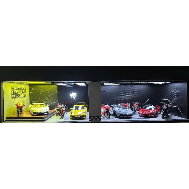 [1:24] Mô Hình Gara Koenigsegg - Có Kính Chắn Bụi