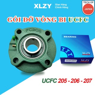 Gối đỡ trục UCFC203 UCFC204 Gối đỡ vòng bi UCFL - Gối đỡ bạc đạn XLZY - vongbibacdantongkho