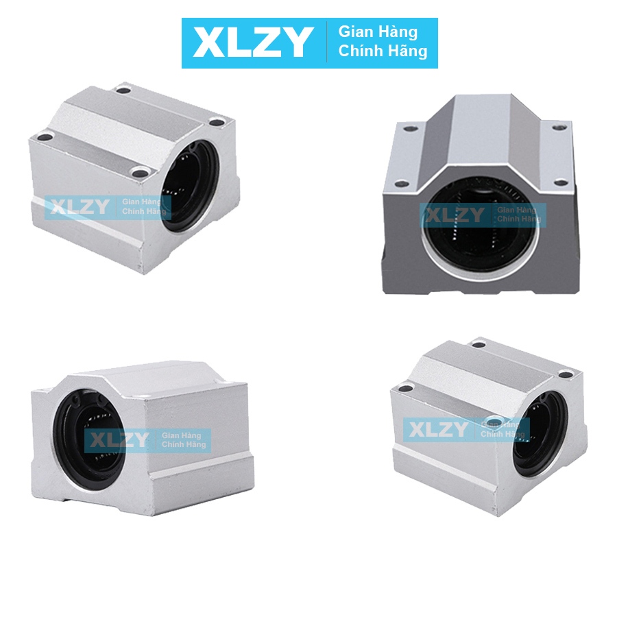 (Loại ngắn) Con Trượt SCS 40UU Vòng bi trượt XLZY - Tổng kho vòng bi bạc đạn - vongbibacdantongkho