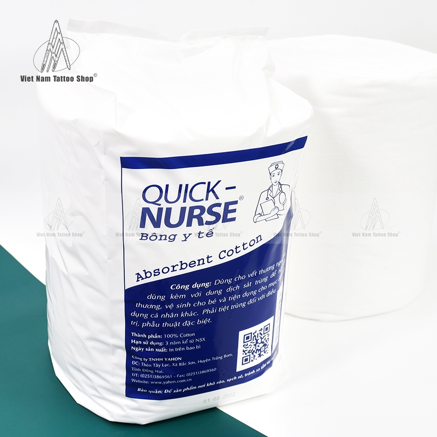 Bông Cuộn Y Tế Cao Cấp Quick Nurse 1kg