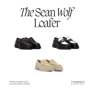Giày Lười Nam Nữ THEWOLF SEAN PENNY LOAFER - Đen / Đen Kem / Tan