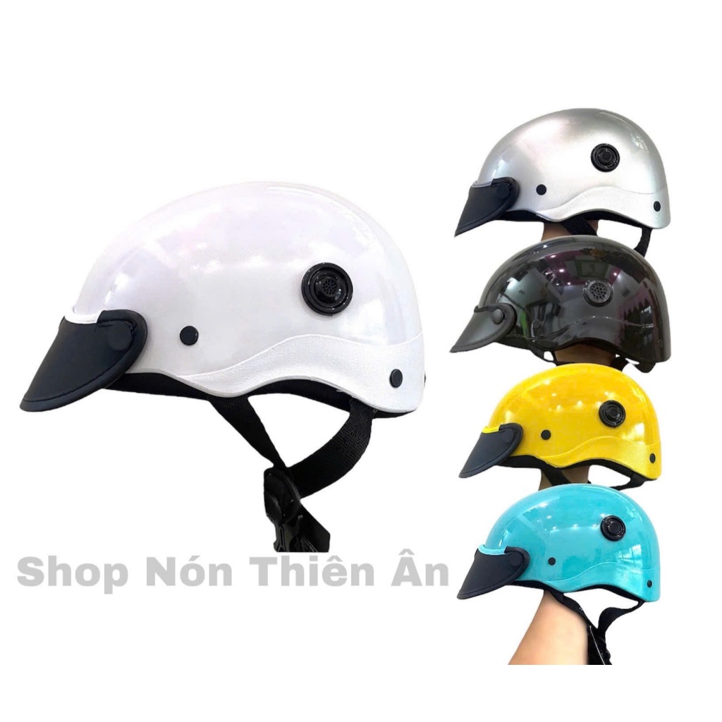 Nón Bảo Hiểm TITAN Chính Hãng - Mũ Bảo Hiểm Có Lỗ Thông Gió - Sơn Phủ Nano Bóng - Hợp Với Mọi Lứa Tu