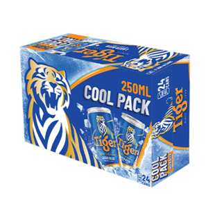 HỎA TỐC HÀ NỘI Thùng 24 lon bia Tiger Regular Sleek 250ml/lon