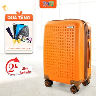 [ TẶNG TÚI ĐỰNG GIÀY + THẺ TAG ] Vali nhựa cao cấp TRIP P803A Size 20inch xách tay lên canbin 7kg - Bảo hành 5 năm chính