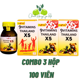 [Combo 3 Hộp] Vitamin TP X5 Tăng Cân An Toàn_ Hỗ Trợ Tăng Cân Hiệu Quả