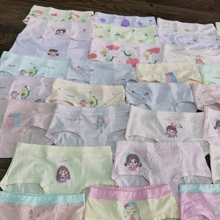 Combo 3 quần chip tam giác bé gái  chất cotton họa tiết  từ 8 đến 25kg