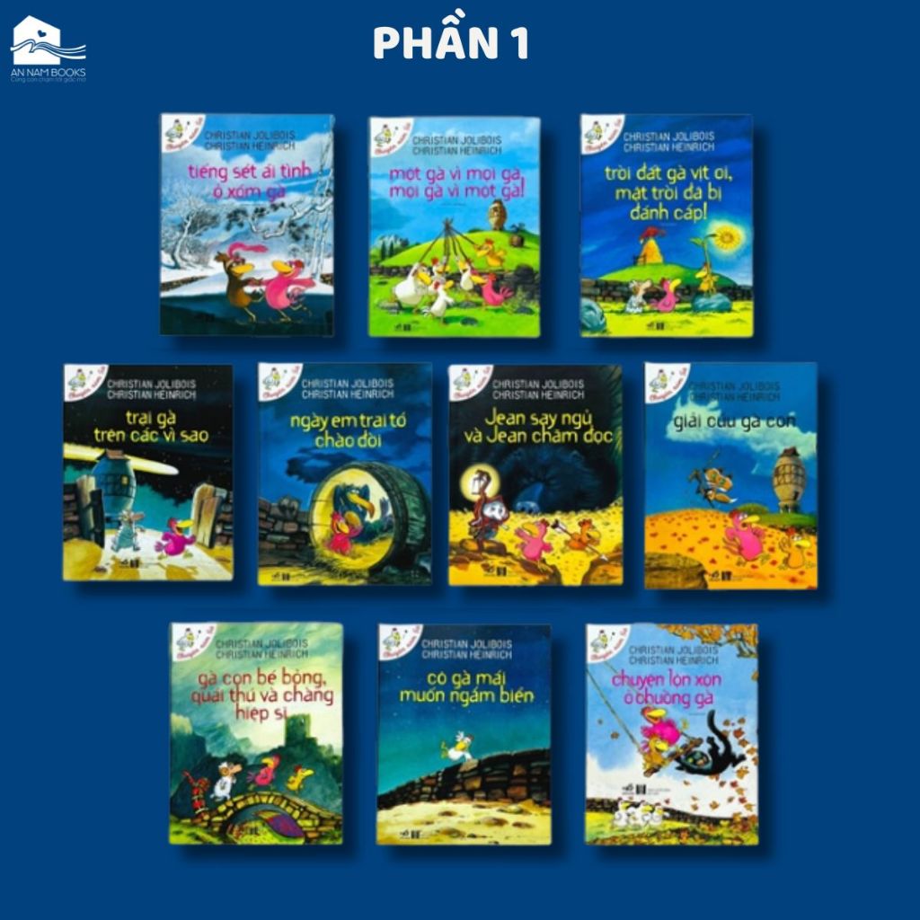 Sách - Series Chuyện xóm gà phần 1 (Combo 10 tập)