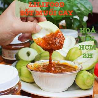   SỐT MUỐI  - Sốt Muối Siêu Cay Siêu Thơm Ăn Kèm Bánh Tráng Chấm Trái Cây Hải Sản - Lilifood 