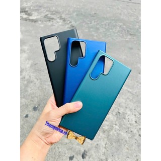 Ốp lưng (loại mỏng) nhựa cứng láng mịn Samsung S22 Ultra - S22 Plus