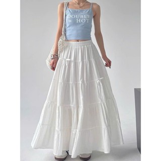 Chân váy nữ dáng dài thiết kế 5 tầng thắt nơ siêu xinh Style Are You, chân váy xòe chất liệu voan mềm lên dáng xinh