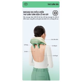 Gối massage cổ vai gáy miLife M7