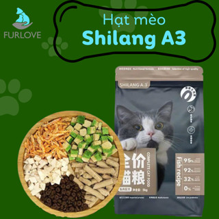   HOẢ TỐC Hạt mèo SHILANG A3 siêu topping không độn ngũ cốc dễ tiêu hoá tăng nọng tăng cân 