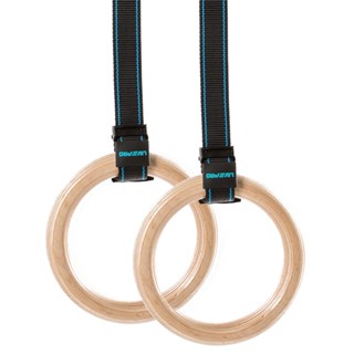  LP8123 - Vòng nhẫn thể dục treo bằng gỗ tập thăng bằng tăng cường thể lực thể thao - Thương hiệu Livepro 