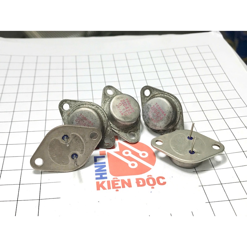 [1 chiếc] 2SD424 (NPN) Transistor 180V 15A chính hãng (Tháo máy)