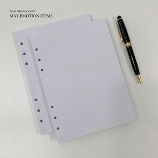  Ruột sổ refill A5 cho sổ còng 6 lỗ định lượng giấy 100gsm 