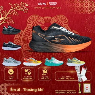 Giày thể thao chạy bộ nam nữ Goya Plus năm 2025 Công nghê EVA Foam mới nhất, nhẹ êm, nẩy vượt trội