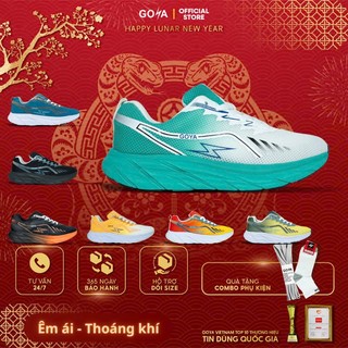 Giày thể thao chạy bộ nam nữ Goya Plus năm 2025 siêu nhẹ, siêu êm, chống trơn trượt, siêu thoáng khí