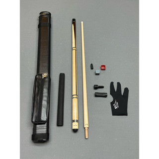 Combo Cơ Bida Líp ren gỗ, Cán gỗ ghép cánh bướm rất đẹp. Ngọn 11.5mm chuẩn cơ líp Nặng 450gram đến 480gram (tuỳ cây)