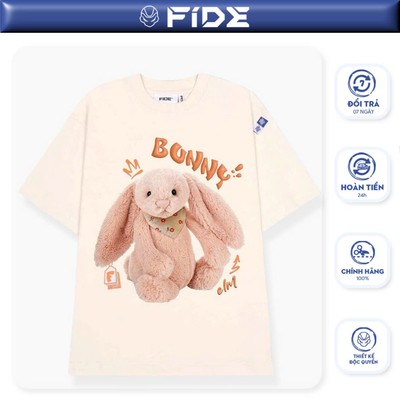 Áo thun FIDE BUNNY unisex form rộng cổ tròn BUNNY - AT47