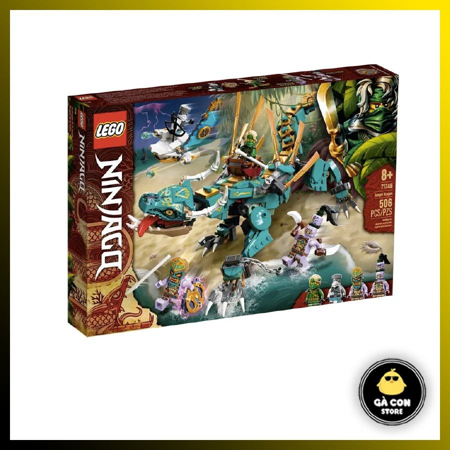 Đồ chơi lắp ráp NinjaGo 71746 Jungle Dragon - Rồng Thần Jungle Của Lloyd ( Hàng có sẵn )