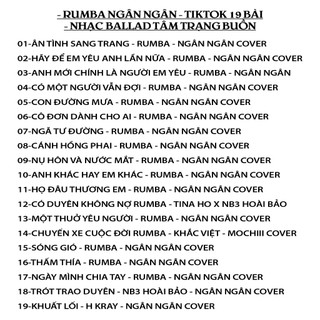 CD Rumba Ngân Ngân Ballad Tâm Trạng Buồn 19 Bài