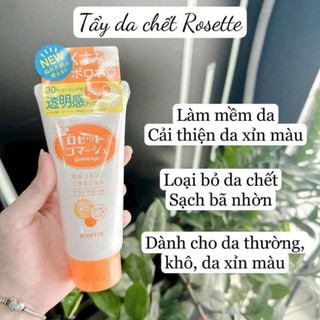 Tẩy Da Chết Mặt Rosette Gommage Peeling Gel dịu nhẹ loại bỏ bụi bẩn dầu thừa trên mặt