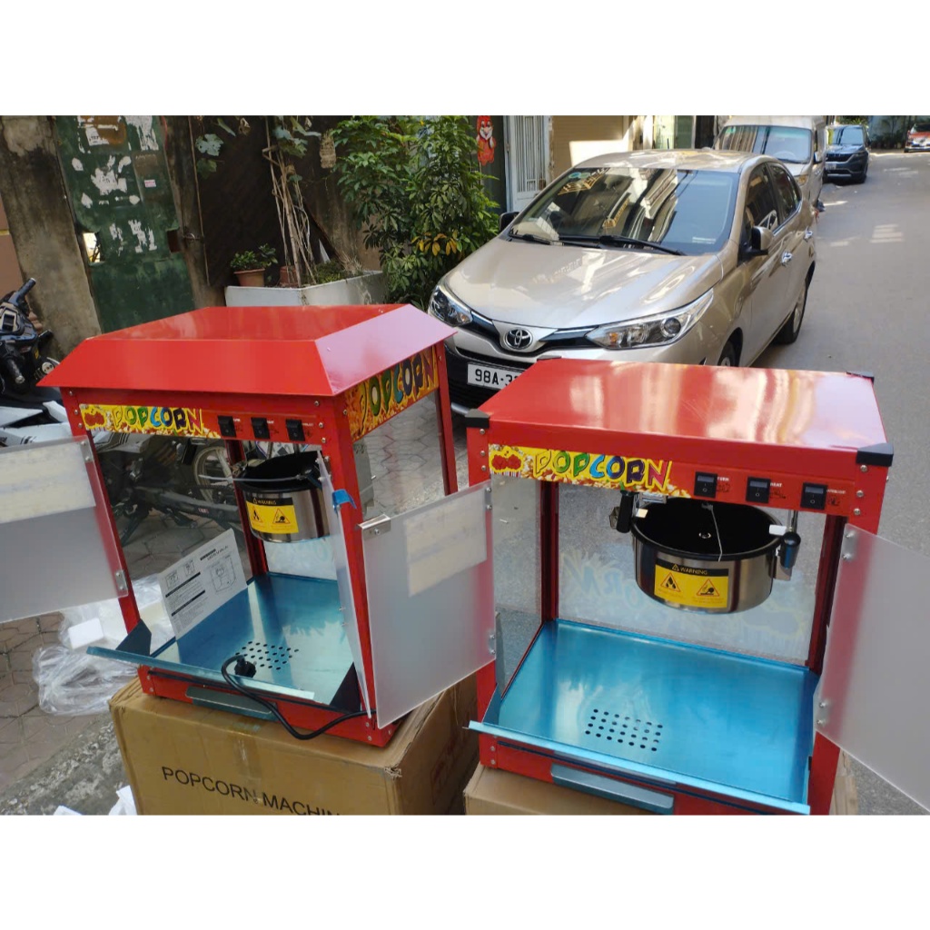 Máy làm bỏng ngô, bỏng bắp rang bơ, popocorn