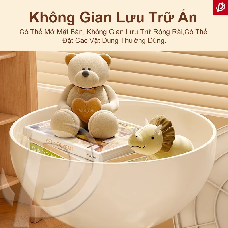 Plas Bàn Cạnh Sofa Bàn Bên Phòng Khách Phòng Ngủ Nhỏ dễ thương Gọn Dễ Vệ Sinh Vật liệu chất lượng | BigBuy360 - bigbuy360.vn
