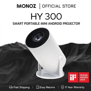  Máy chiếu mini android 11.0 Full HD Bluetooth 5.0 độ sáng 9000 Lumens nhỏ gọn ít tiếng ồn bảo hành 12 tháng HY300pro 