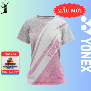 Áo thể thao cầu lông nữ, Áo cầu lông yonex, quần áo cầu lông, bộ thể thao cầu lông, vải có lỗ thoáng khí cao cấp.