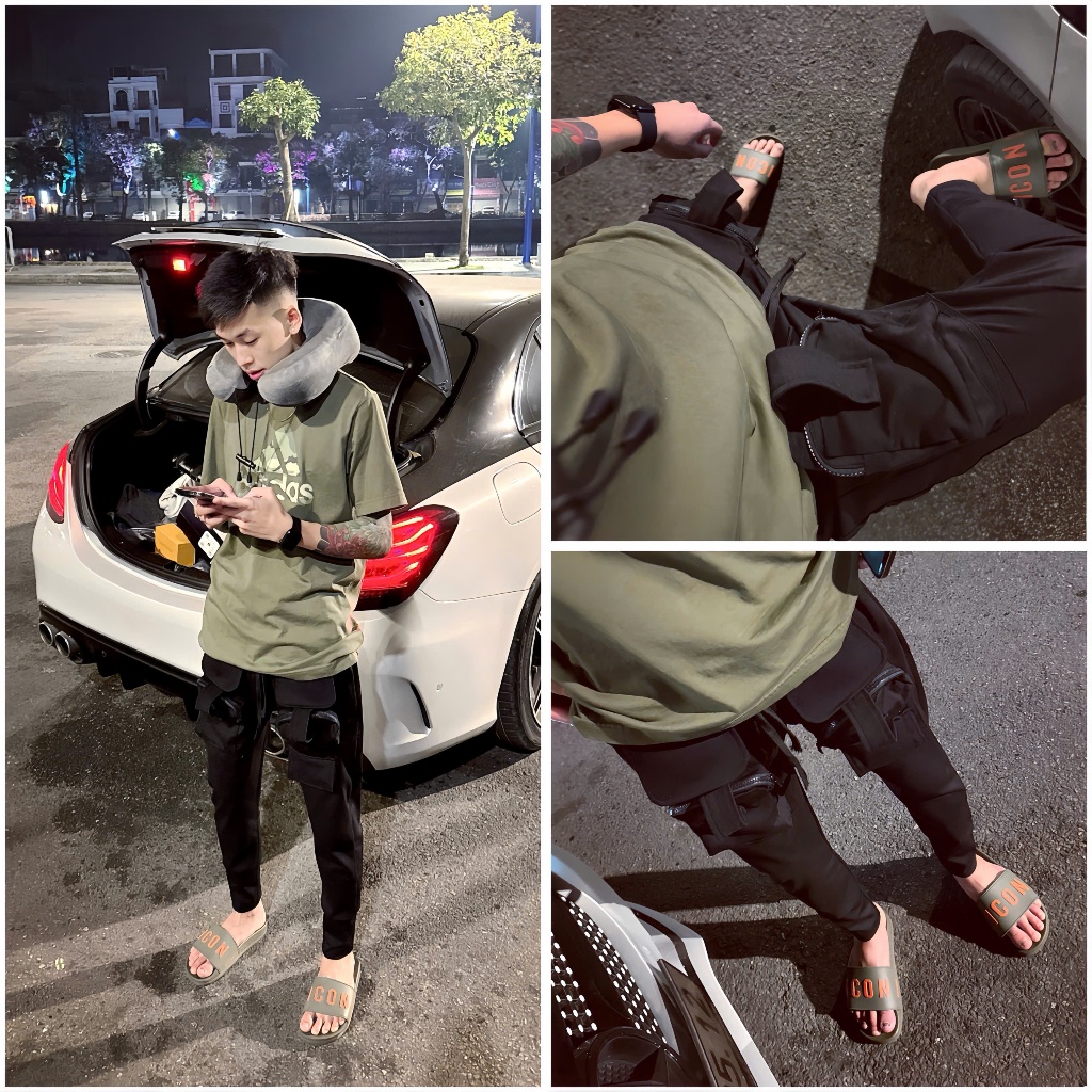 Quần Jogger Siêu Cấp 666 Ống Côn Họa Tiết Khóa Túi Hộp Chất Liệu Umi Thời Trang Nam Cao Cấp