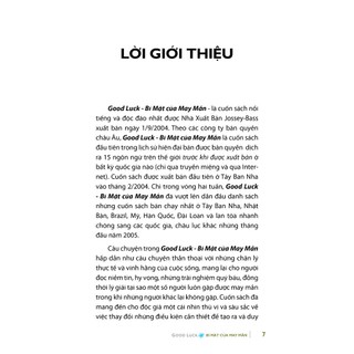 Sách - Bí Mật Của May Mắn ( khổ lớn )