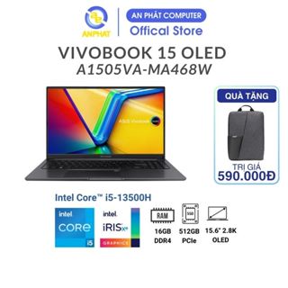 Laptop Asus Vivobook 15 OLED A1505VA-MA468W (Core i5-13500H & 15.6inch 2.8K)