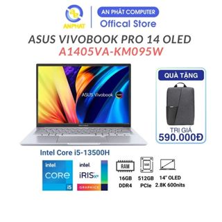 Laptop Asus Vivobook Pro 14 OLED A1405VA-KM095W (Core i5-13500H & 14 inch 2.8K OLED)