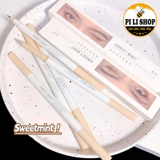  Bút Kẻ Highlight Bọng Mắt Sweet Mint Nét Mảnh Siêu Tự Nhiên Cây Vẽ Nhũ Mắt 2 Đầu Bắt Sáng Dễ Dùng 