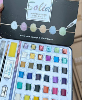 Màu nước nén SOLID 36 ô màu