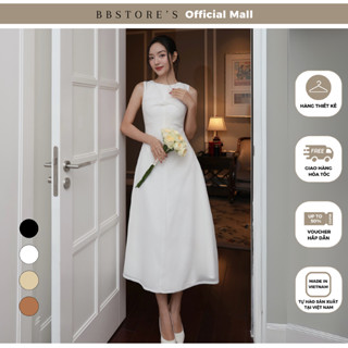  BBSTORE’S Đầm Dự Tiệc Dài Xòe Xoắn Ngực Tinh Tế Và Sang Trọng - D4265B 