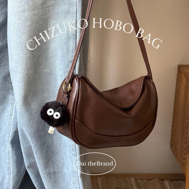 [ Tặng Susuwatari ] 𝗖𝗵𝗶𝘇𝘂𝗸𝗼 ちづこ 𝗛𝗼𝗯𝗼 𝗠𝗶𝗻𝗶 𝗕𝗮𝗴 - Túi Hobo Nhỏ Gọn CHIZUKO ( Ouithebrand ) | BigBuy360 - bigbuy360.vn