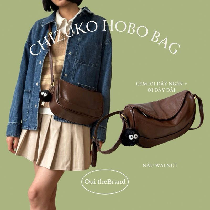 [ Tặng Susuwatari ] 𝗖𝗵𝗶𝘇𝘂𝗸𝗼 ちづこ 𝗛𝗼𝗯𝗼 𝗠𝗶𝗻𝗶 𝗕𝗮𝗴 - Túi Hobo Nhỏ Gọn CHIZUKO ( Ouithebrand ) | BigBuy360 - bigbuy360.vn