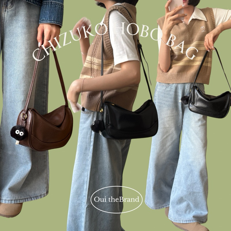 [ Tặng Susuwatari ] 𝗖𝗵𝗶𝘇𝘂𝗸𝗼 ちづこ 𝗛𝗼𝗯𝗼 𝗠𝗶𝗻𝗶 𝗕𝗮𝗴 - Túi Hobo Nhỏ Gọn CHIZUKO ( Ouithebrand ) | BigBuy360 - bigbuy360.vn