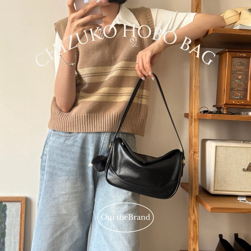 [ Tặng Susuwatari ] 𝗖𝗵𝗶𝘇𝘂𝗸𝗼 ちづこ 𝗛𝗼𝗯𝗼 𝗠𝗶𝗻𝗶 𝗕𝗮𝗴 - Túi Hobo Nhỏ Gọn CHIZUKO ( Ouithebrand ) | BigBuy360 - bigbuy360.vn