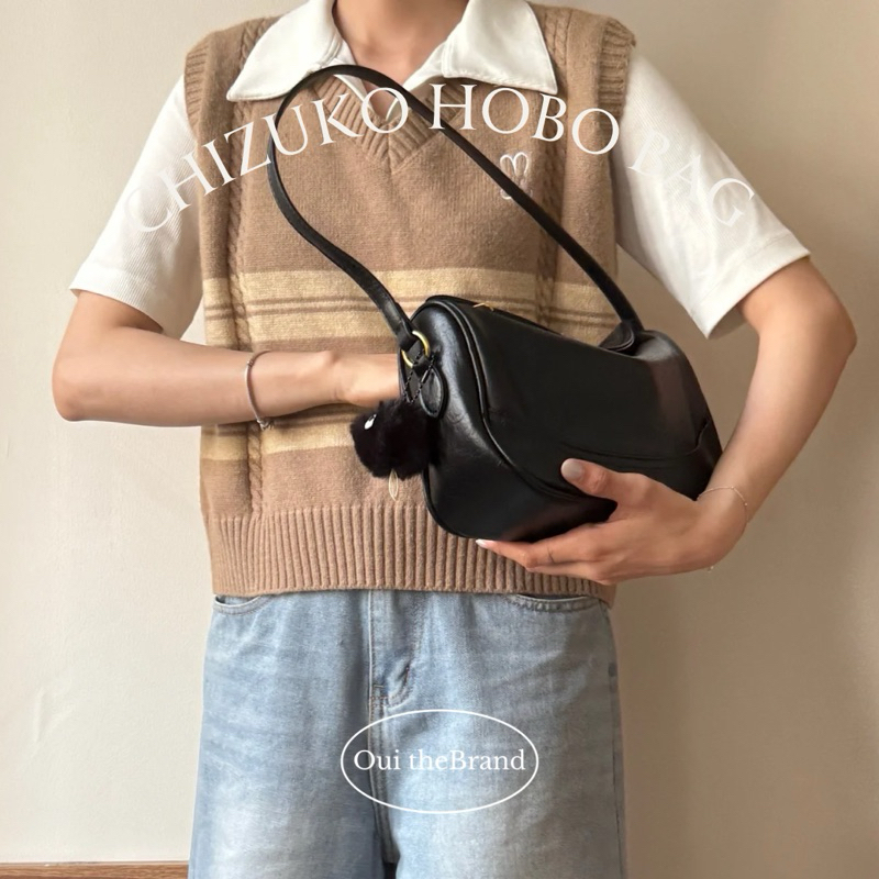 [ Tặng Susuwatari ] 𝗖𝗵𝗶𝘇𝘂𝗸𝗼 ちづこ 𝗛𝗼𝗯𝗼 𝗠𝗶𝗻𝗶 𝗕𝗮𝗴 - Túi Hobo Nhỏ Gọn CHIZUKO ( Ouithebrand ) | BigBuy360 - bigbuy360.vn