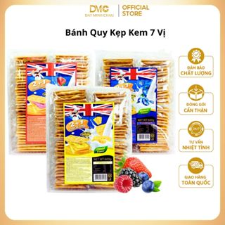 Bánh Quy Kẹp Kem Đầu Bếp 7 Vị Hấp Dẫn Gói  600G