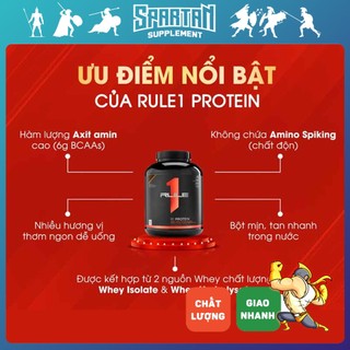 Rule1 Protein Whey Isolate - Sữa Tăng Cơ Rule 1 Isolate Hydrolyzed Protein Phát Triển Cơ Bắp (5 lbs)