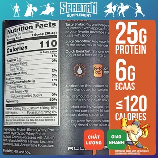 Rule1 Protein Whey Isolate - Sữa Tăng Cơ Rule 1 Isolate Hydrolyzed Protein Phát Triển Cơ Bắp (5 lbs)