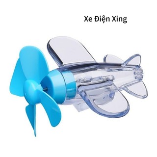 Máy bay mini phát sáng trang trí xe máy,oto,xe điện,xe đạp,đèn led máy bay,năng lượng gió nuomi phụ tùng phụ kiện xe