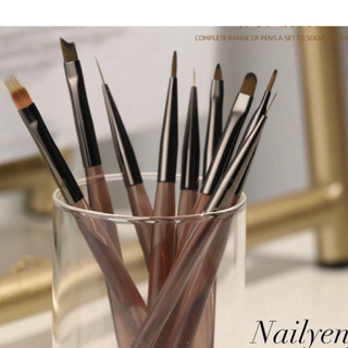 Bộ 9 cây cọ nail cơ bản vẽ móng