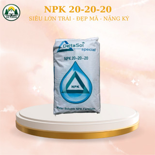[1KG] Phân bón lá NPK 20-20-20 - Siêu Lớn Trái nhập khẩu 100% từ cộng hòa liên bang Đức