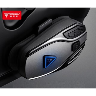  Tai nghe bluetooth gắn mũ bảo hiểm MOTOWOLF chính hãng 